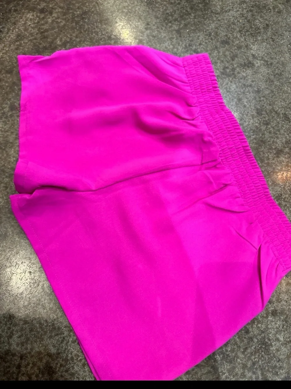 Karlie Hot Pink High-Waist Button-Front Women’s Shorts
